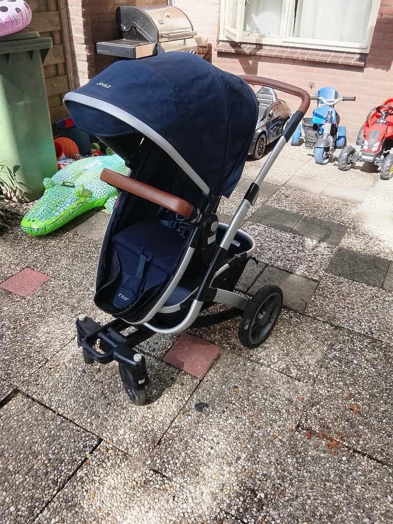 Joolz kinderwagen blauw, Kinderen en Baby's, Kinderwagens en Combinaties, Gebruikt, Verstelbare duwstang, Ophalen, Kinderwagen