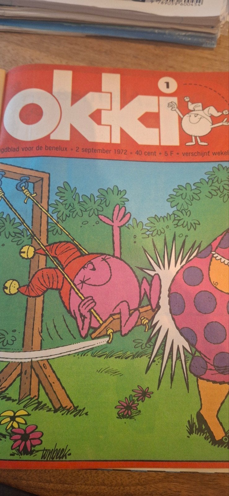 Okki jeugdblad - Nrs. 1 tot en met 22 uit 1972/1973, Meerdere stripboeken, Ophalen, Gelezen, Tonbeek