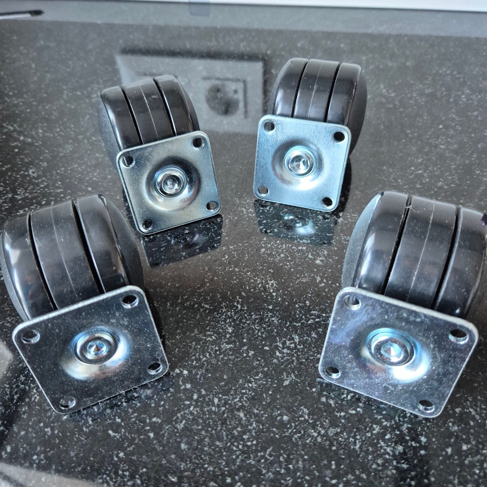 Set van 4 zwenkwielen voor meubels, Ophalen of Verzenden, Nieuw
