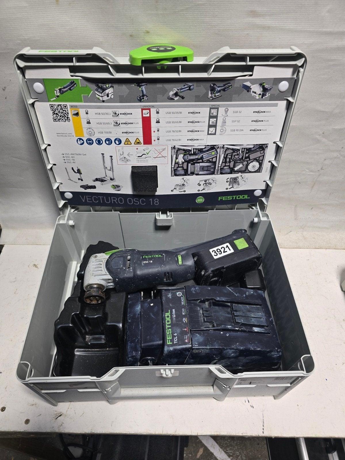 Festool OSC 18 Li  VECTURO accu multitool 18V set, Ophalen of Verzenden, Festool, N.v.t, N.v.t