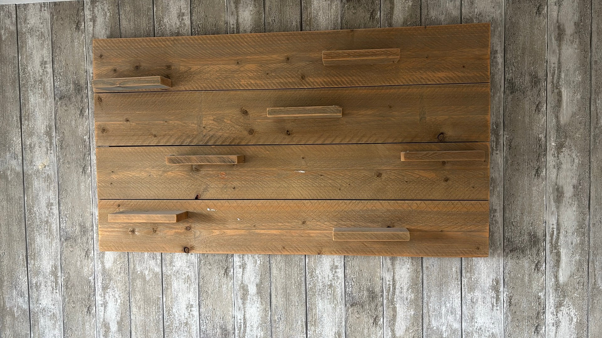 Steigerhout wandbord, Ophalen of Verzenden, Zo goed als nieuw