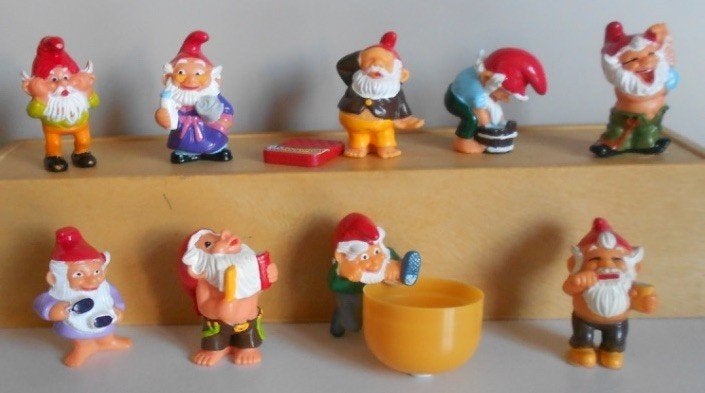 Kindersurprise Ferrero : Die Badezimmerzwerge = Kabouters, Verzamelen, Verrassingseieren, Ophalen of Verzenden, Zo goed als nieuw