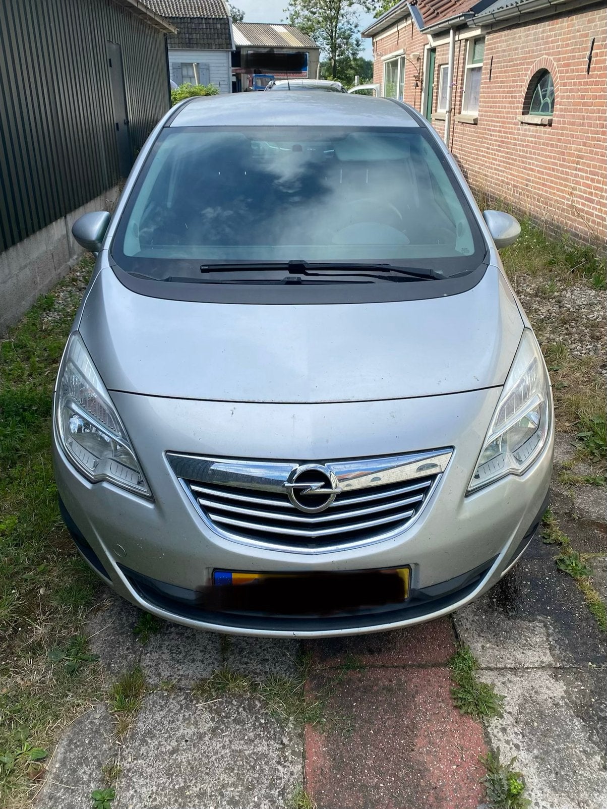 Opel Meriva 1.4 Turbo Ecotec 120pk 2011 Grijs, Auto's, Voorwielaandrijving, 680 kg, 4 cilinders, Leder en Stof