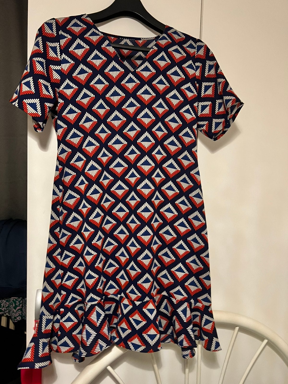 Jurk blauw maat 36, Blauw, Ophalen of Verzenden, Zo goed als nieuw, Maat 36 (S)