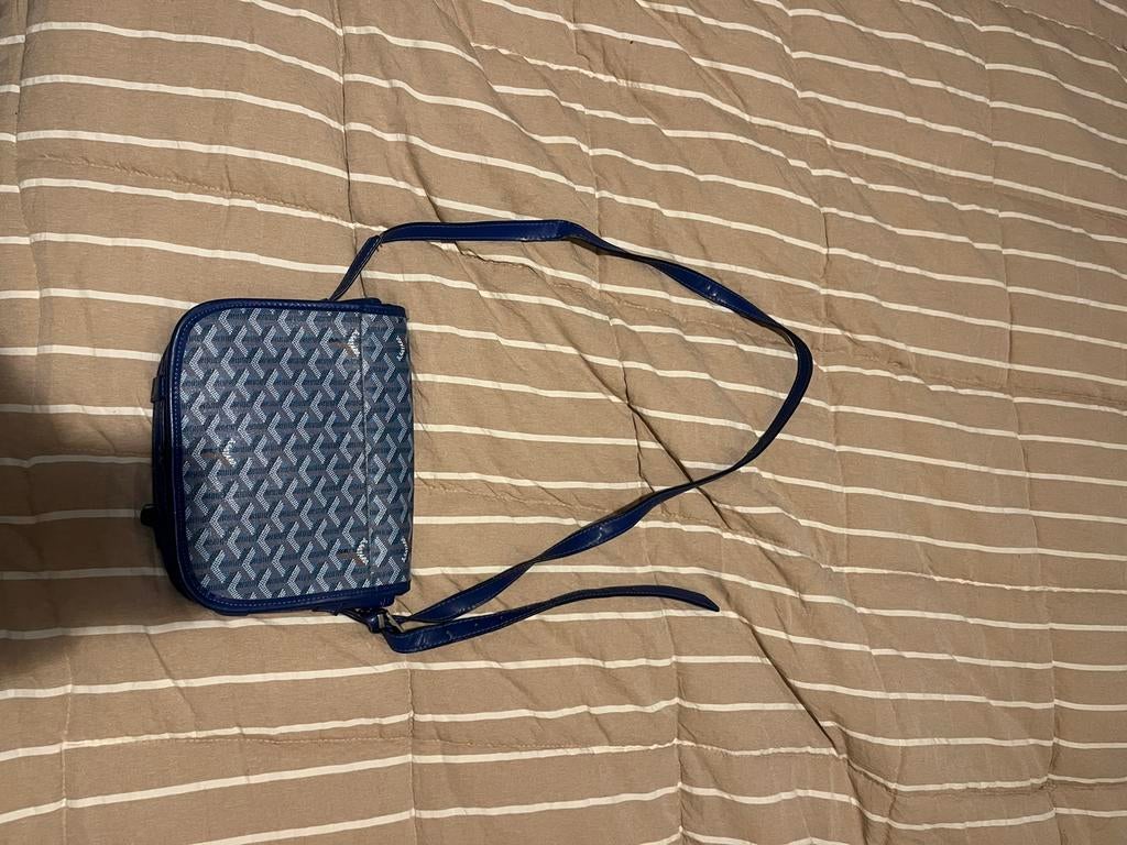 Goyard, Ophalen of Verzenden, Zo goed als nieuw, Blauw, Schoudertasje