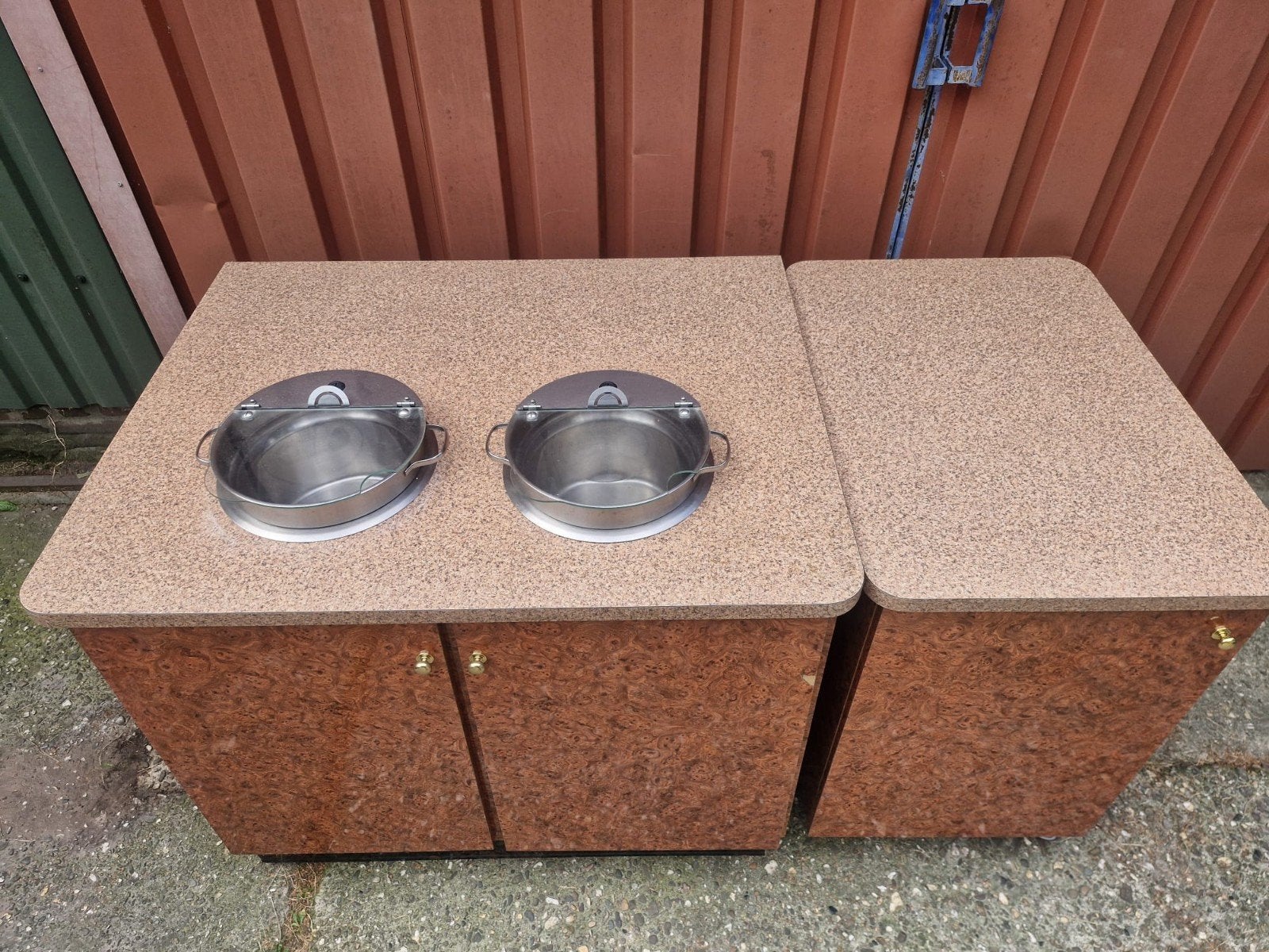 au bain-marie met losse meubelzie foto's, Ophalen