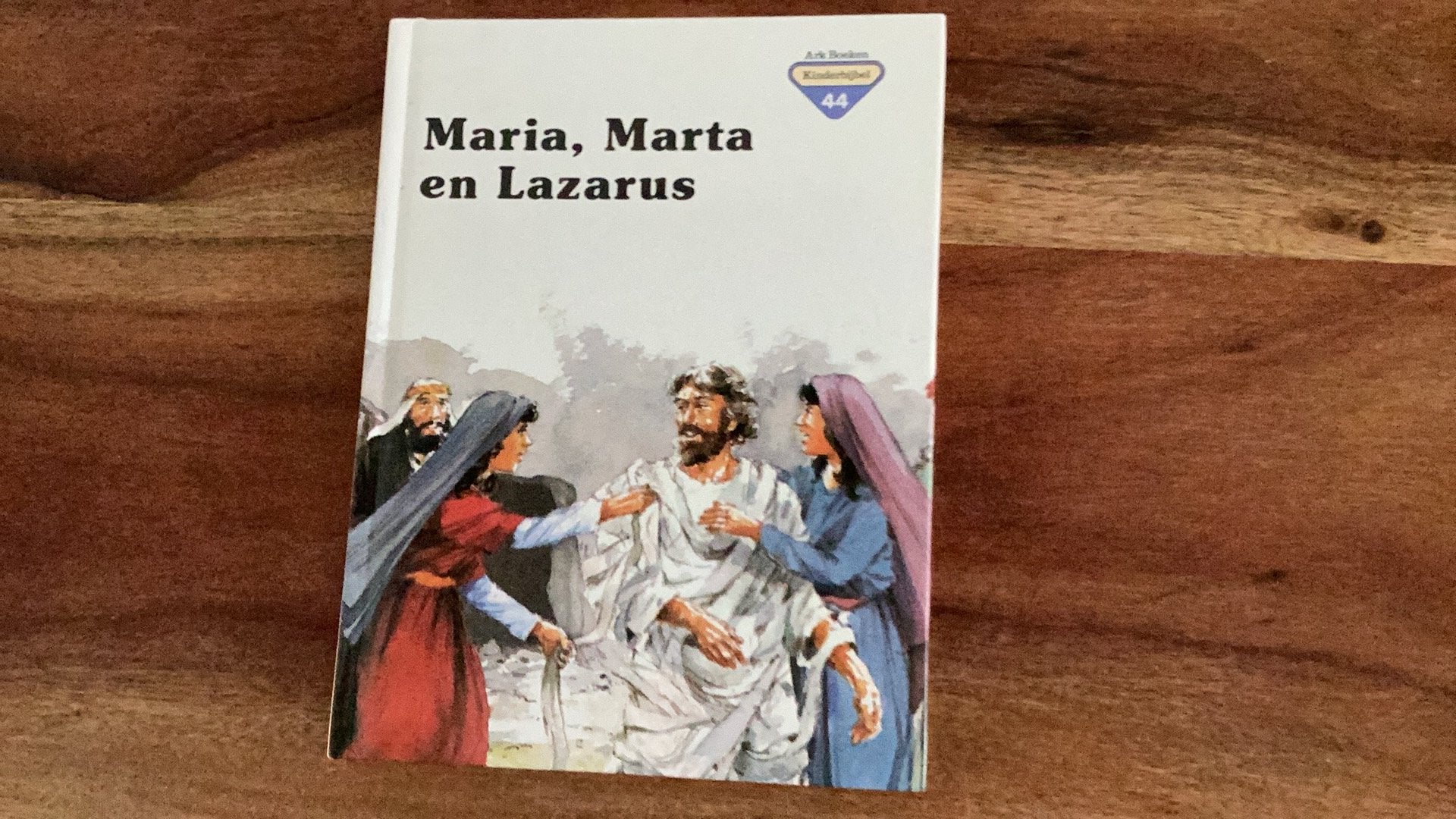 Ark Boeken Kinderbijbel deel 44, Maria, Marta en Lazarus, Ophalen of Verzenden, Gelezen