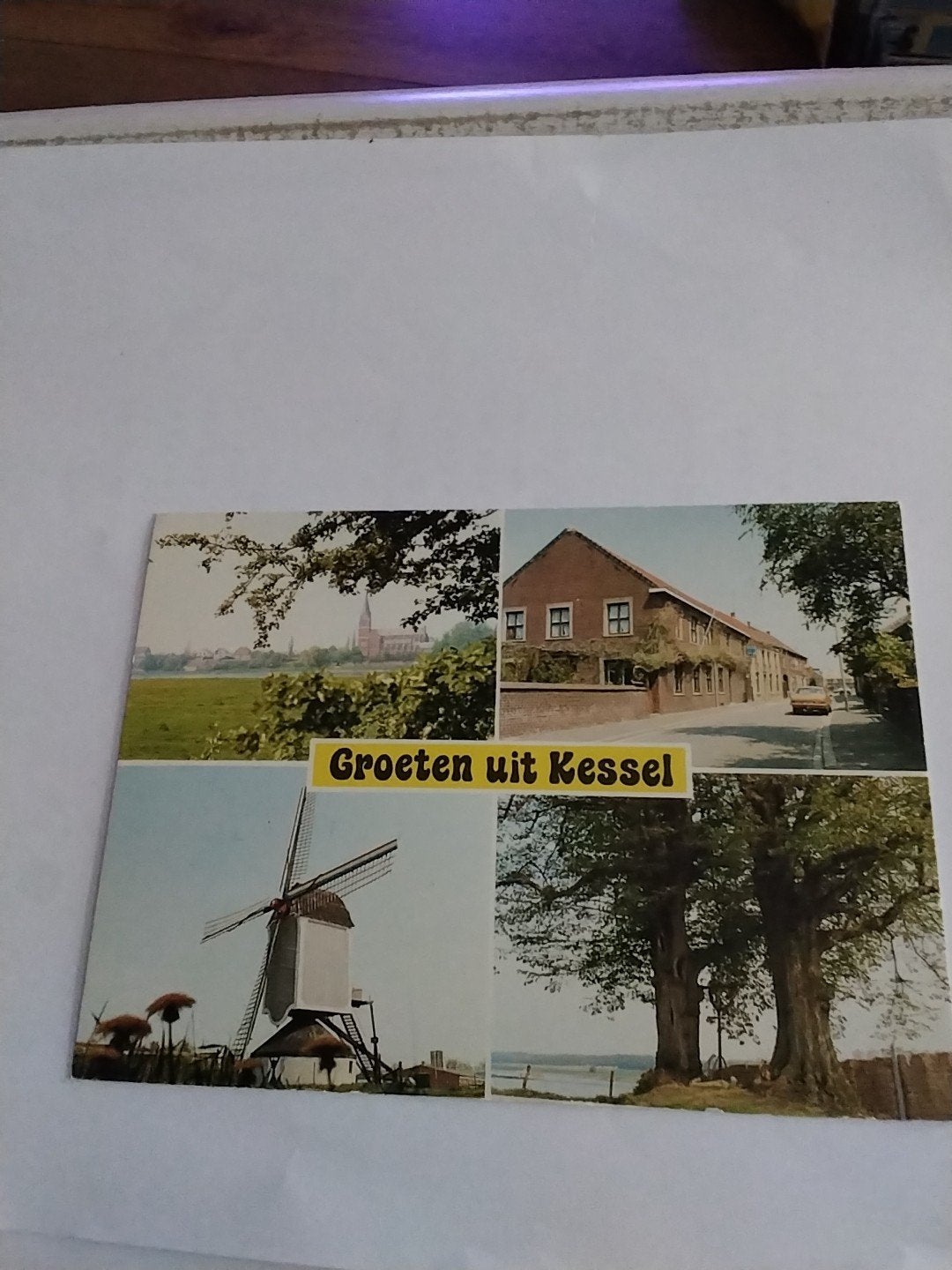 Ansichtkaart Groeten uit Kessel - Molen en Landschap, Ophalen of Verzenden, 1960 tot 1980, Ongelopen, Limburg