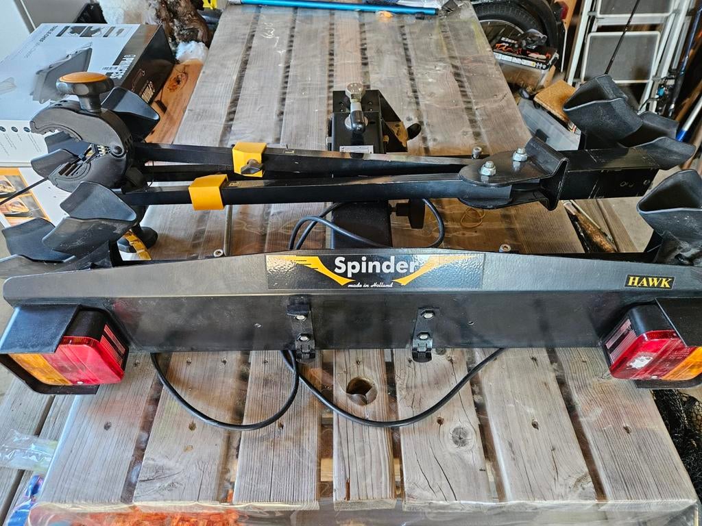 Spinder fietsendrager, Ophalen, Gebruikt, Trekhaakdrager