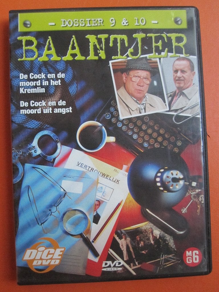 Baantjer - Dossier 9 & 10, Misdaad, Zo goed als nieuw, Vanaf 12 jaar, Ophalen of Verzenden