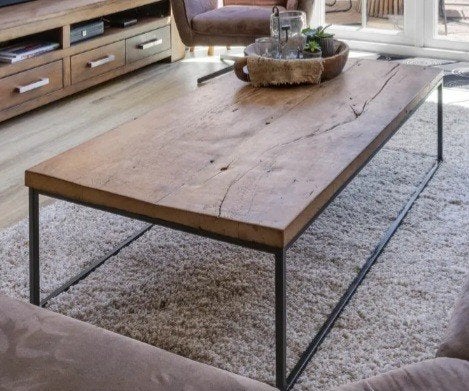 salontafel, Ophalen, Gebruikt, 100 tot 150 cm, 50 tot 100 cm