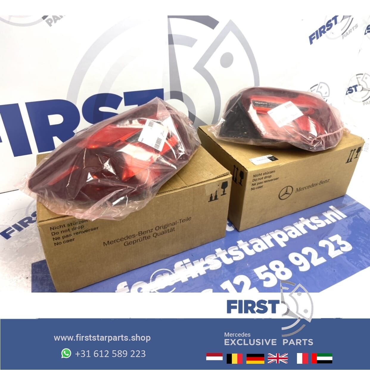 W176 FACELIFT LED ACHTERLICHTEN SET ORIGINEEL FULL LED 2018, Auto-onderdelen, Verlichting, Gebruikt, -, Ophalen of Verzenden, -