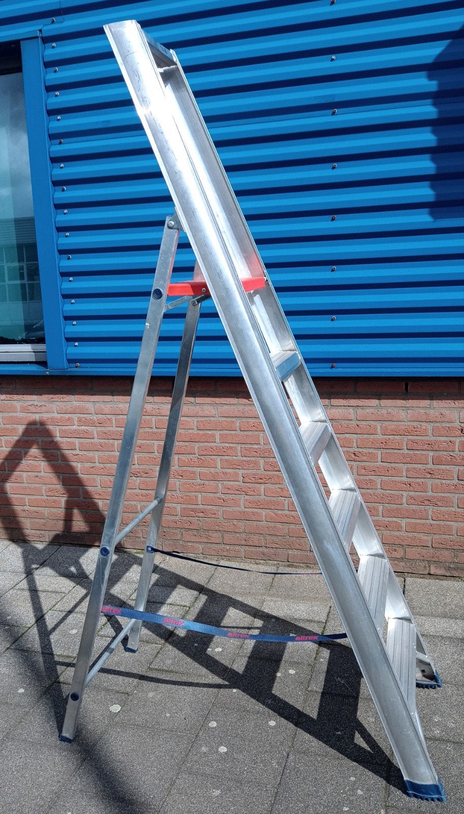 professionel Altrex Castor bordestrap trap, 6 treden, Ophalen, Minder dan 2 meter