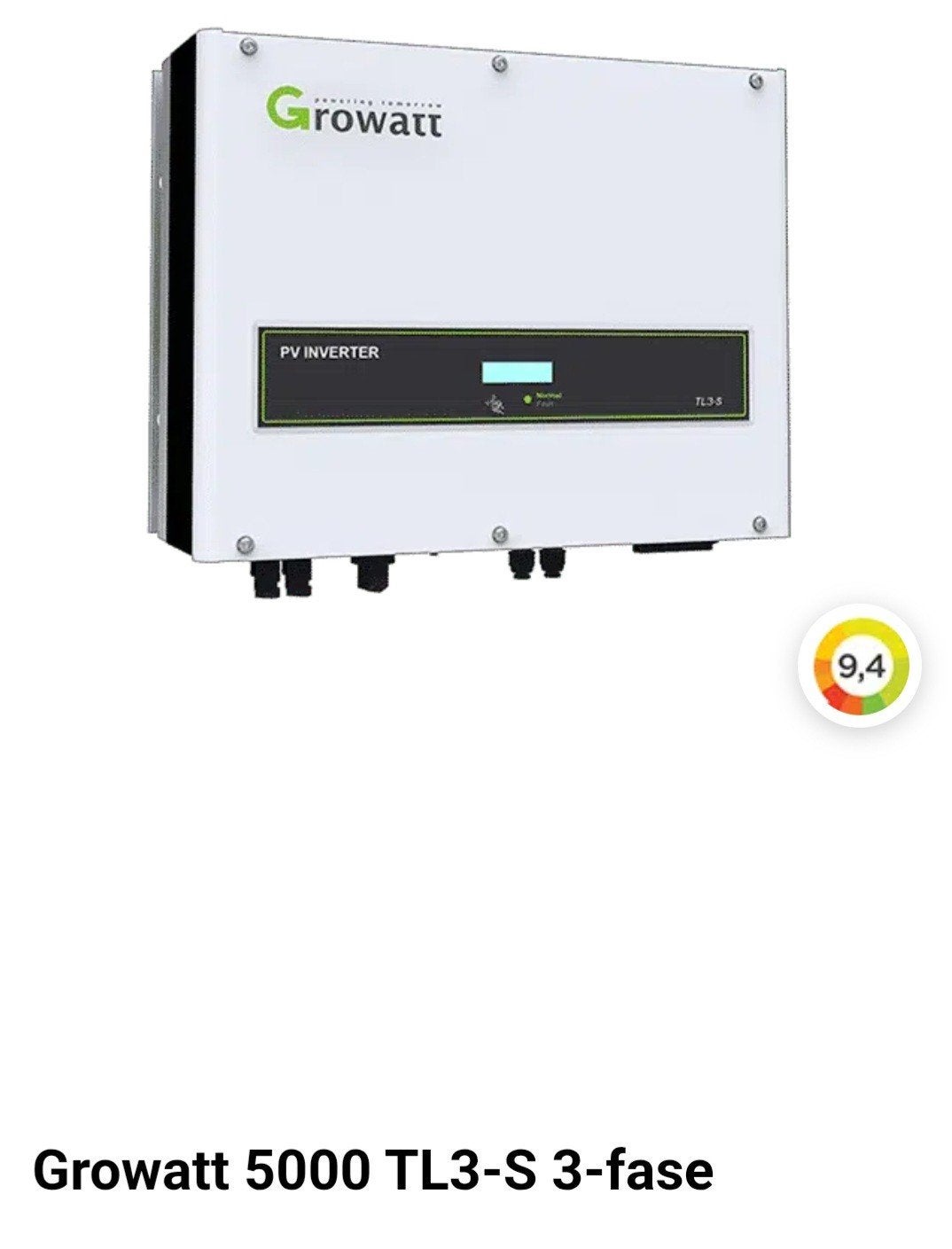 Growatt 5000 TL3-S 3-fase PV omvormer, Doe-het-zelf en Verbouw, Ophalen of Verzenden, Zo goed als nieuw, Overige typen