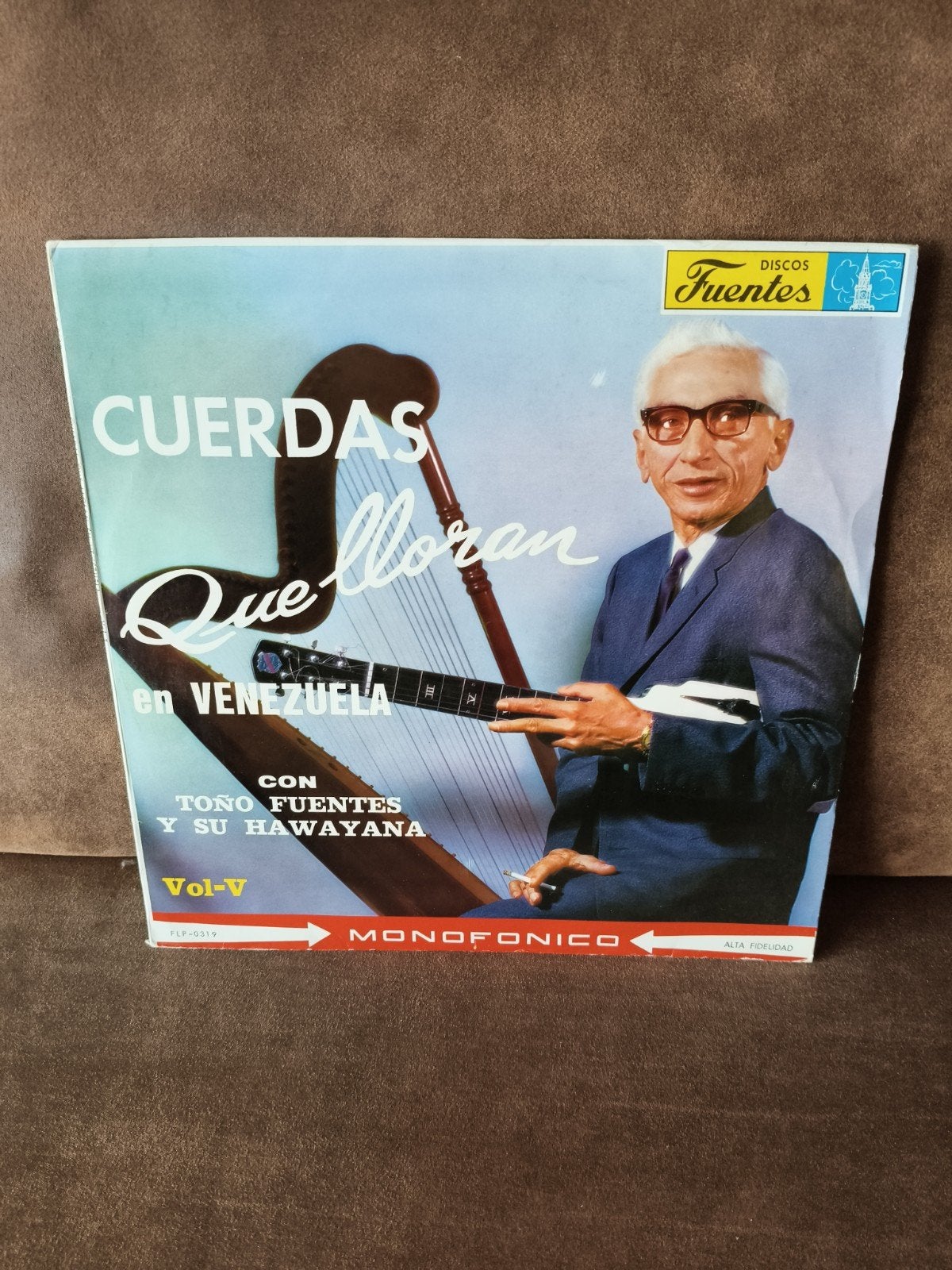 Cuerdas Que Lloran en Venezuela Vol-V - Toño Fuentes LP, Ophalen, Gebruikt, 12 inch, LP