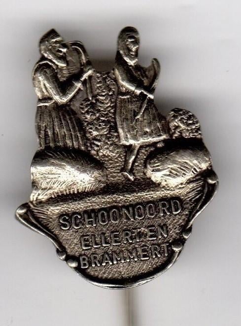 Speldje SCHOONOORD REUZEN ELLERT EN BRAMMERT (A3), Verzamelen, Ophalen of Verzenden, Gebruikt, Overige onderwerpen