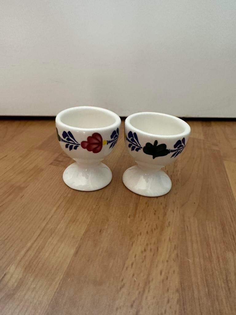 Boerenbont eierdopjes, Antiek en Kunst, Ophalen of Verzenden