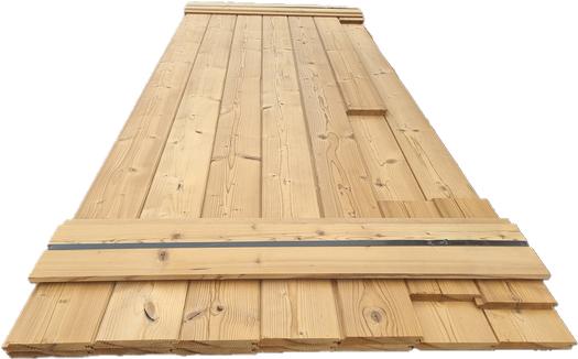 3.74 m2 puntgroef - geschaafd thermowood - nr: tp118, Ophalen, Nieuw, 180 tot 250 cm, Planken