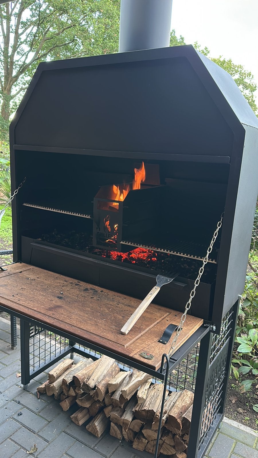 Zuid-Afrikaanse Braai 1200 mm, Ophalen, Nieuw