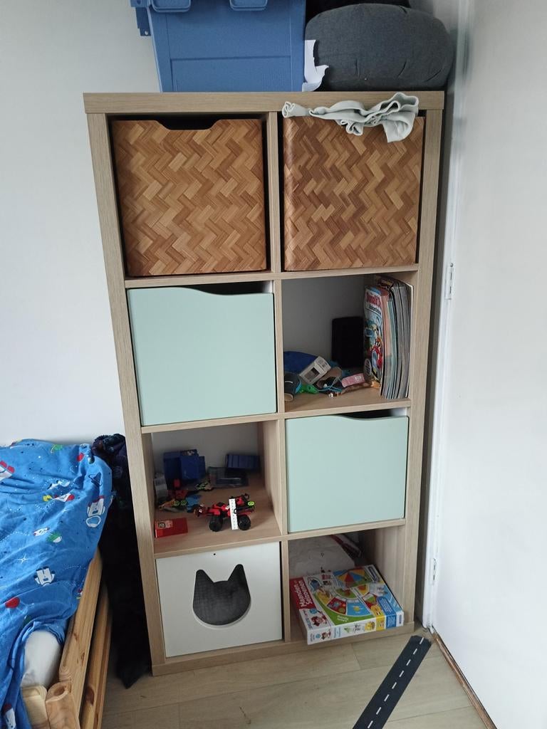 IKEA KALLAX kast met 8 vakken, Ophalen, Zo goed als nieuw