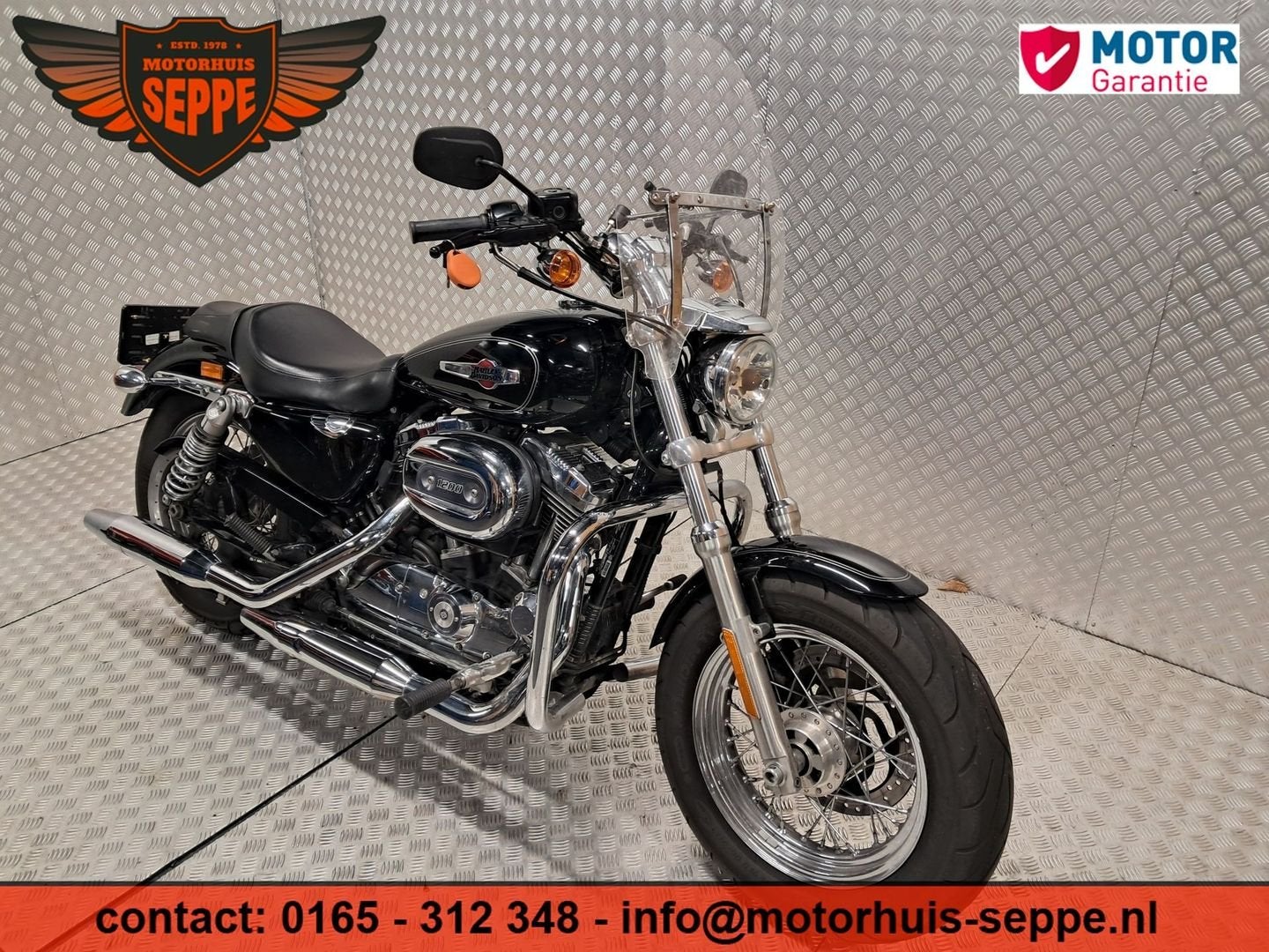 HARLEY-DAVIDSON SPORTSTER CUSTOM XL 1200 C (bj 2017), 2 cilinders, HARLEY-DAVIDSON, Bedrijf, Meer dan 35 kW