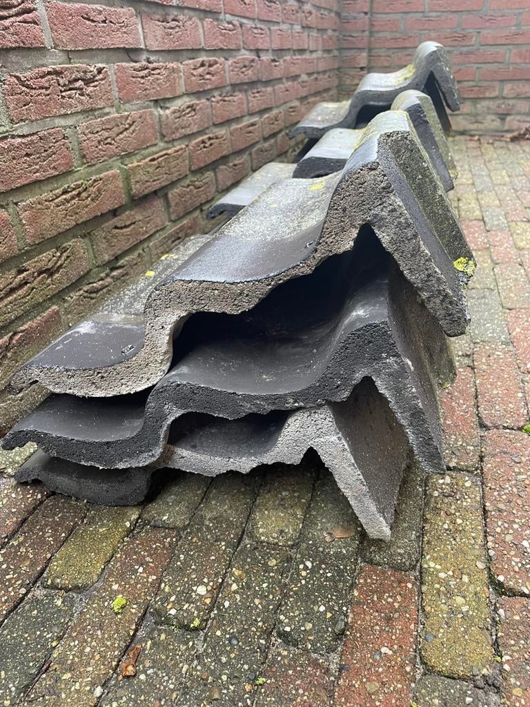ZIJPANNEN (snellegger), Doe-het-zelf en Verbouw, Dakpannen en Dakbedekking, Ophalen, Steen of Klei, Zo goed als nieuw, Minder dan 5 m²