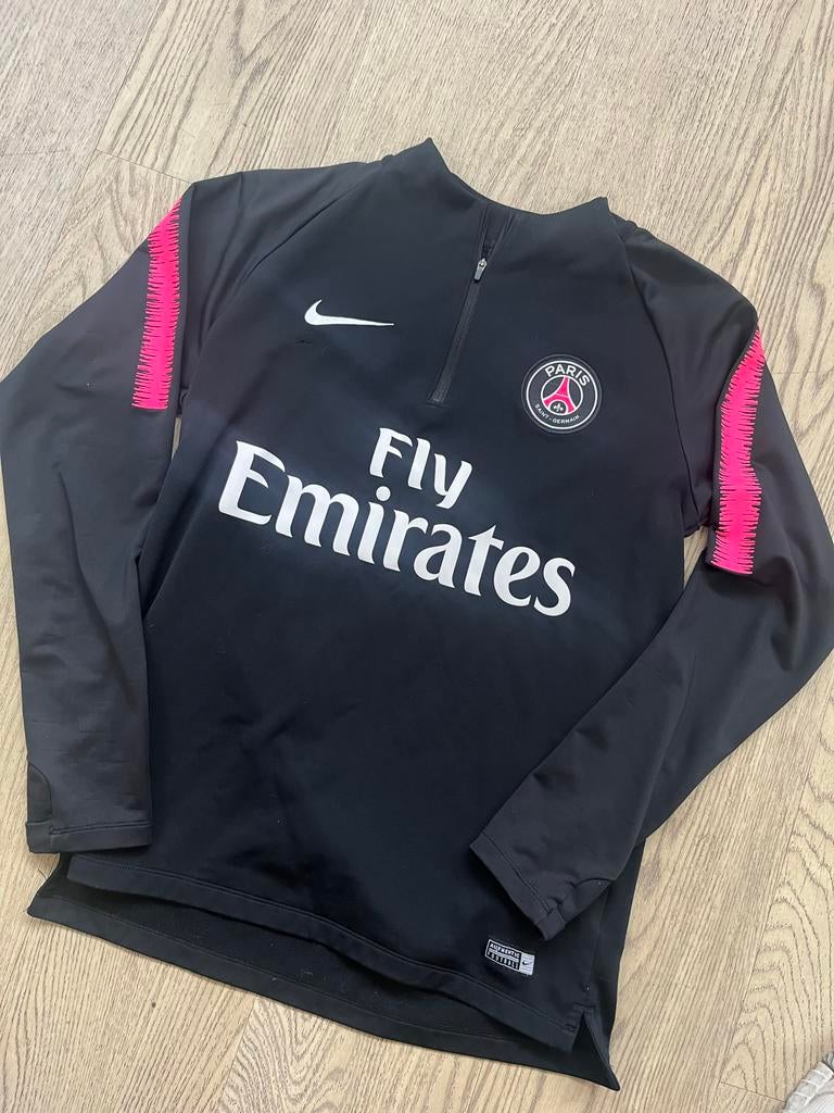 Paris Saint-Germain trainingsshirt - Zwart/Roze, Maat 48/50 (M), Zwart, Ophalen of Verzenden, Voetbal
