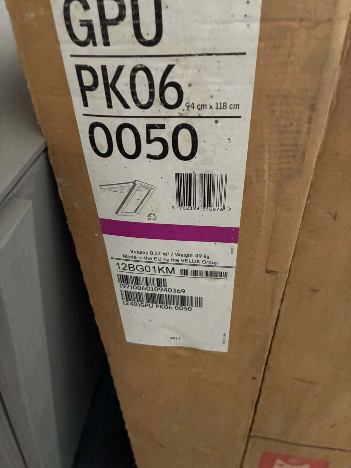 2 velux dakraam compleet, Ophalen, Overige typen, Zo goed als nieuw, 75 tot 150 cm