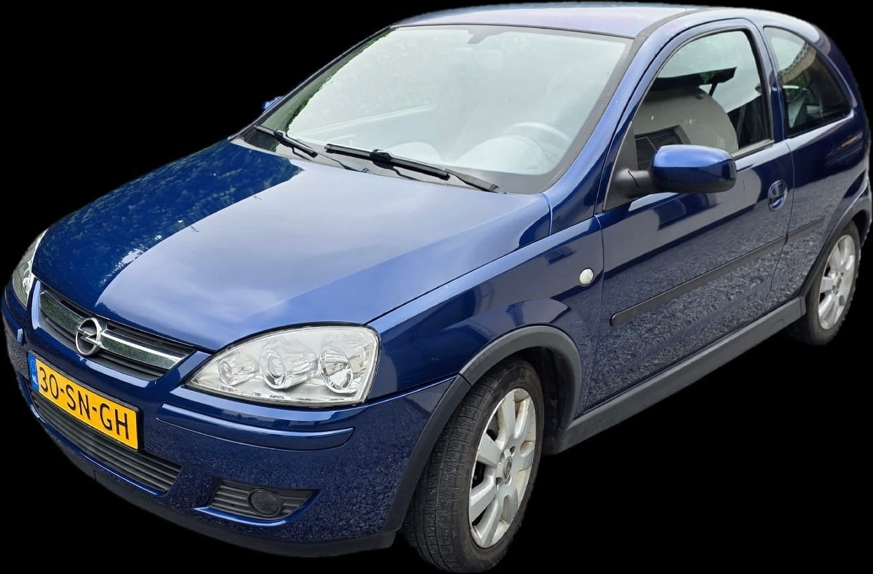 Opel Corsa 1.4 3D 2006 Blauw, Auto's, Opel, Voorwielaandrijving, 31 €/maand, 4 cilinders, Blauw