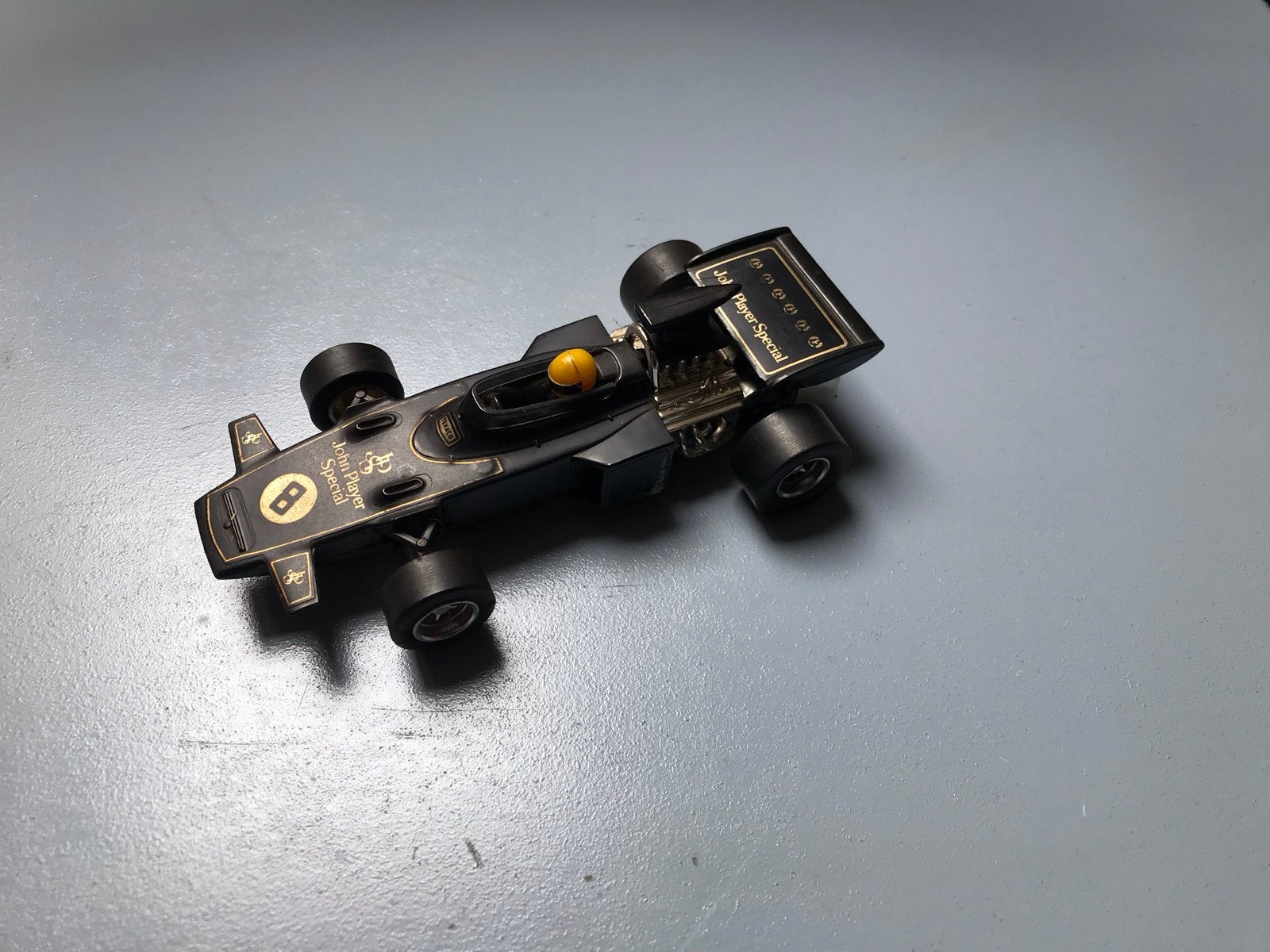 Vintage John Player Special Formule 1 scalextric Slotrace, Ophalen of Verzenden, Gebruikt, Overige merken
