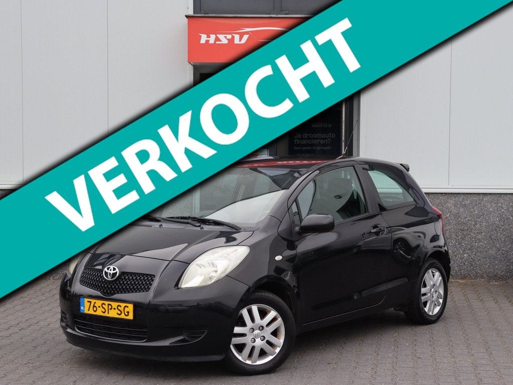 Toyota Yaris 1.3 VVTi Sol MMT automaat LM airco org NL, Auto's, Toyota, 750 kg, 4 cilinders, Zwart, Origineel Nederlands