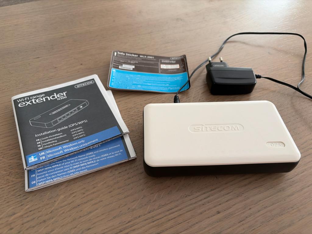 Sitecom Wi-Fi Range Extender N300, Computers en Software, WiFi-versterkers, Zo goed als nieuw, Ophalen