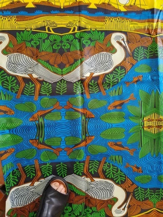 Afrikaanse wax katoenen stof/lap, Ophalen of Verzenden, Nieuw