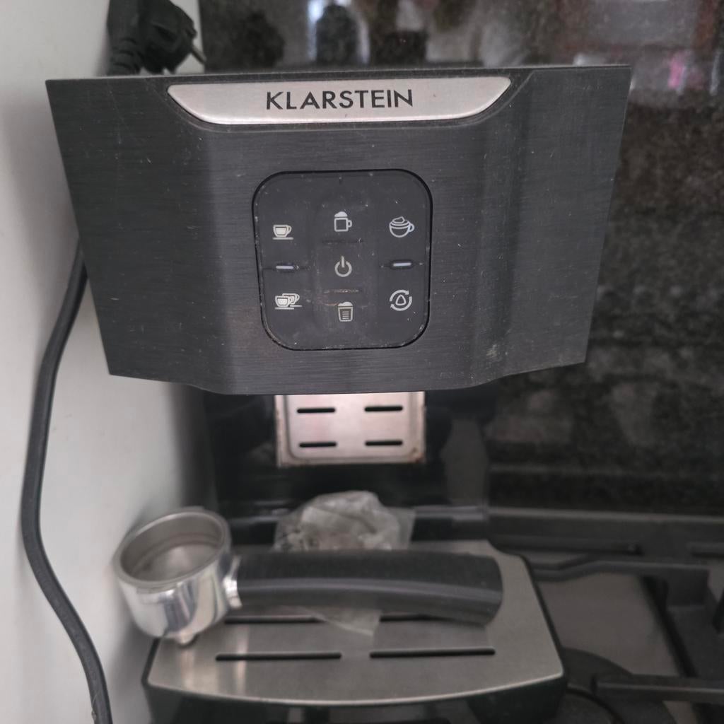 Klarstein Espresso Apparaat, Espresso apparaat, Gemalen koffie, Ophalen of Verzenden, Zo goed als nieuw