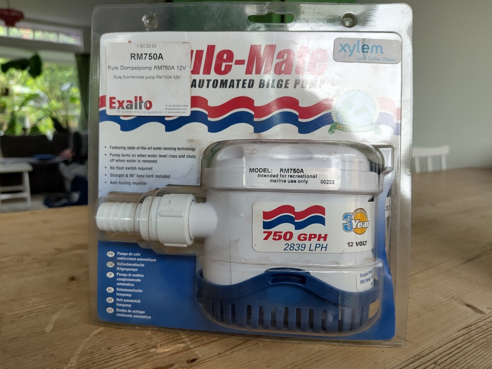 Nieuwe Bilgepomp Dompelpomp Rule Mate 12 Volt, Ophalen of Verzenden, Nieuw, Overige typen, Zeilboot of Motorboot