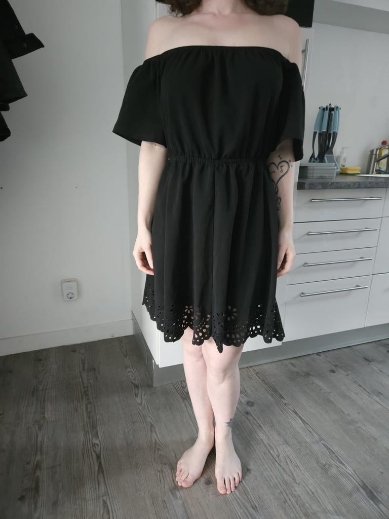 Zwarte jurk M/L, Maat 38/40 (M), Zwart, Ophalen of Verzenden, Zo goed als nieuw
