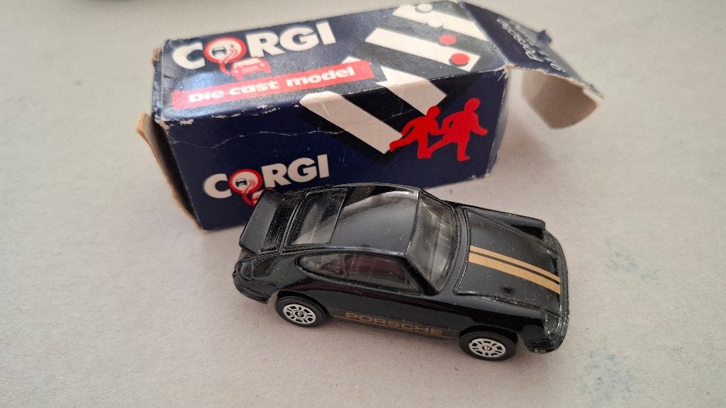 Porsche 911 Turbo Corgi, Verzenden, Zo goed als nieuw, Auto
