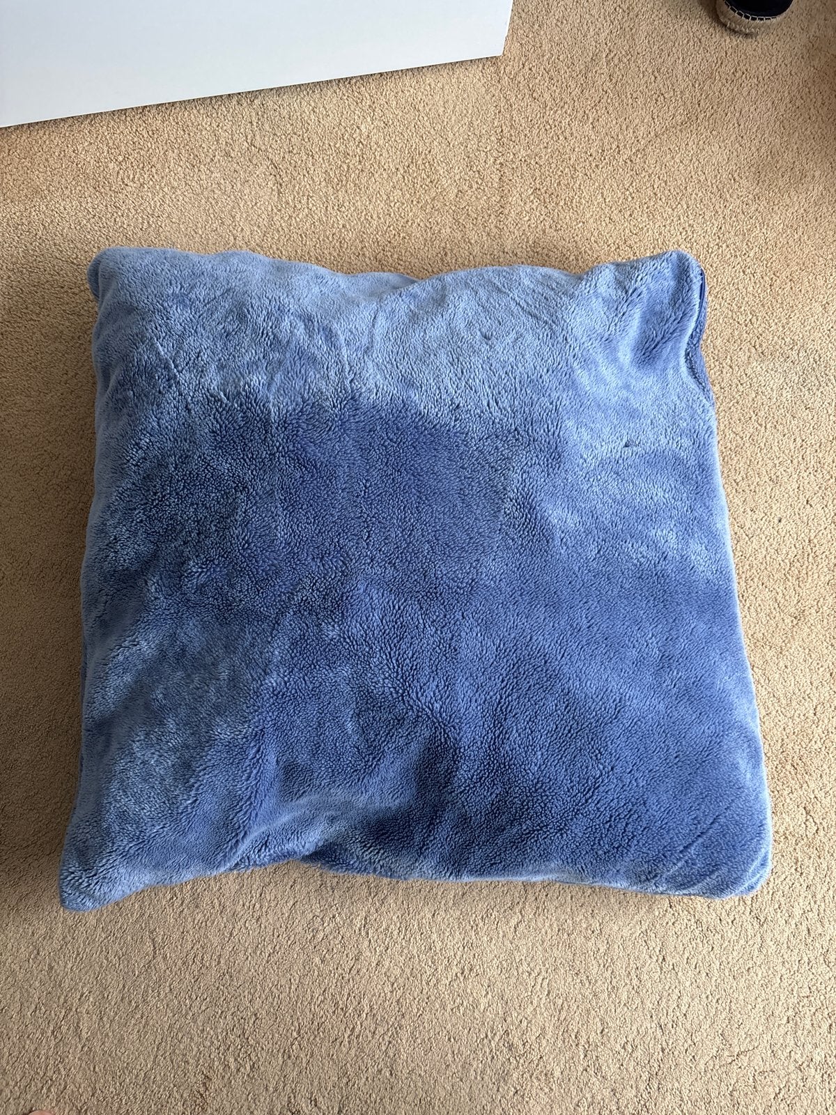 2 x Flexa Zacht blauw sierkussen, zo goed als nieuw, Ophalen, Vierkant, Zo goed als nieuw, Sierkussen