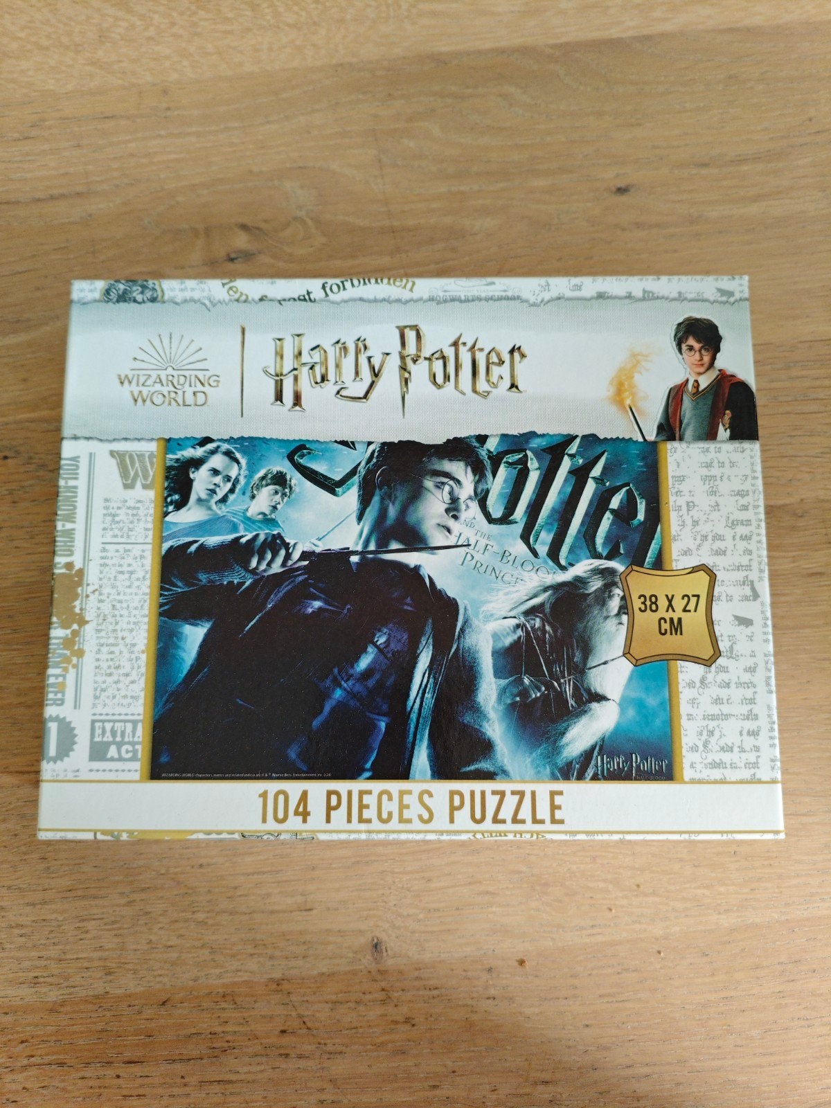 2 complete Harry Potter legpuzzels (104 stukjes), Ophalen of Verzenden, Minder dan 500 stukjes, Gebruikt, Legpuzzel