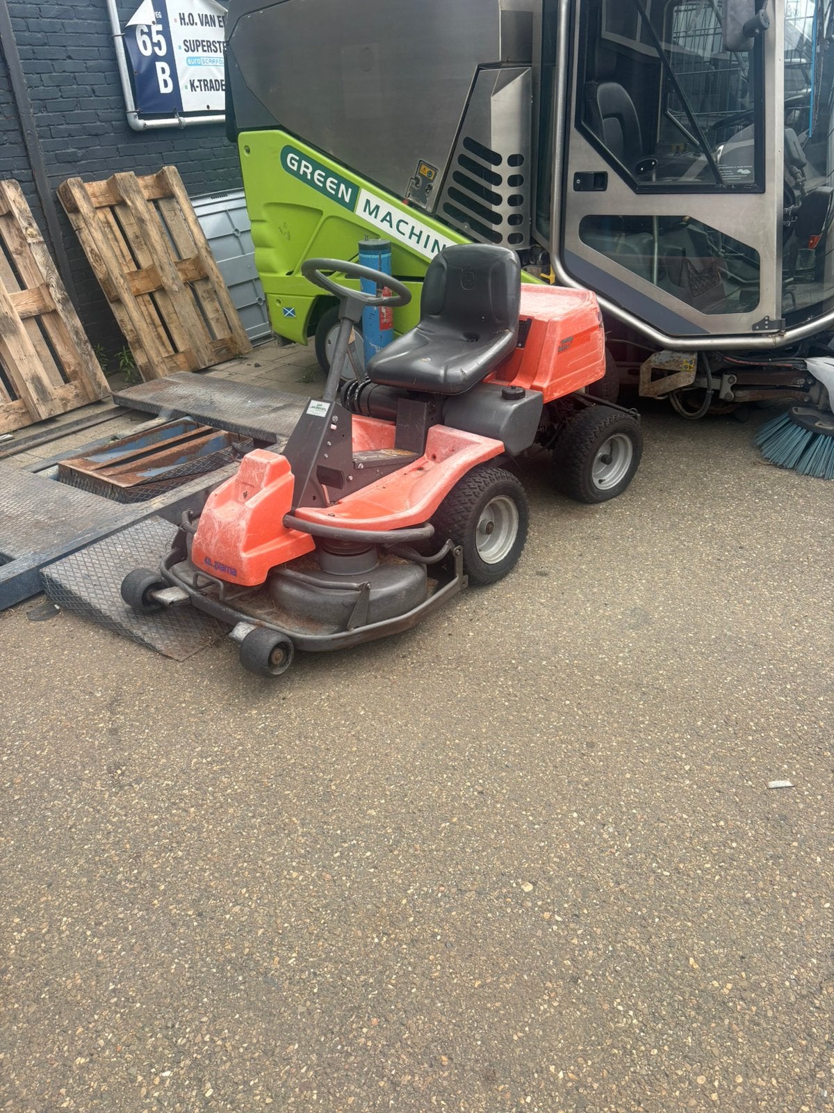 Husqvarna frontmaaier iets werk loopt goed, Tuin en Terras, Ophalen, Gebruikt, 50 cm of meer, H