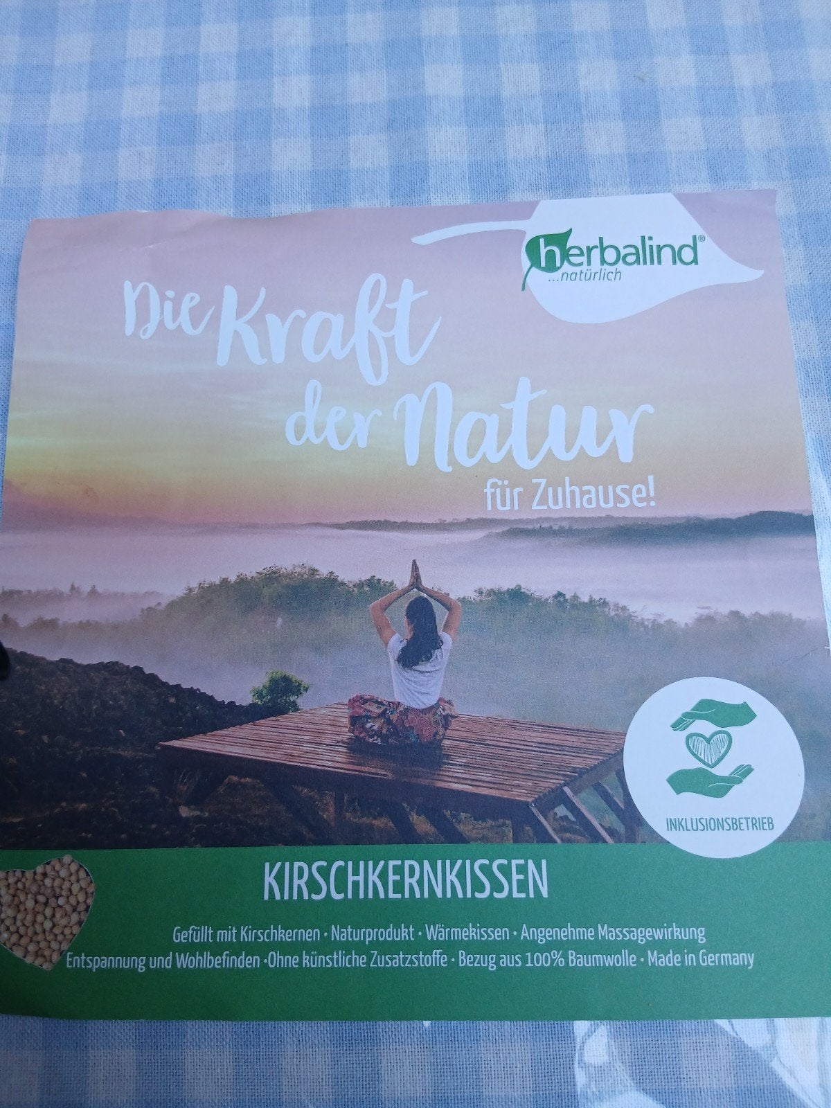 Herbalind Kersenpit Warmtekussen - Nieuw, Ophalen of Verzenden, Nieuw, Overige typen