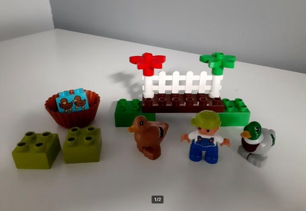 Lego / Duplo Bos Eenden, Kinderen en Baby's, Speelgoed | Duplo en Lego, Ophalen of Verzenden, Zo goed als nieuw, Complete set