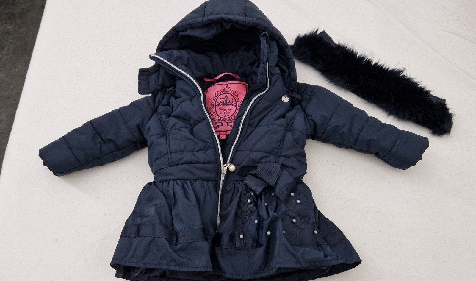 Nieuwe meisjes winterjas maat 80 - Glamorous Le Chic, Ophalen, Meisje, Nieuw, Jasje