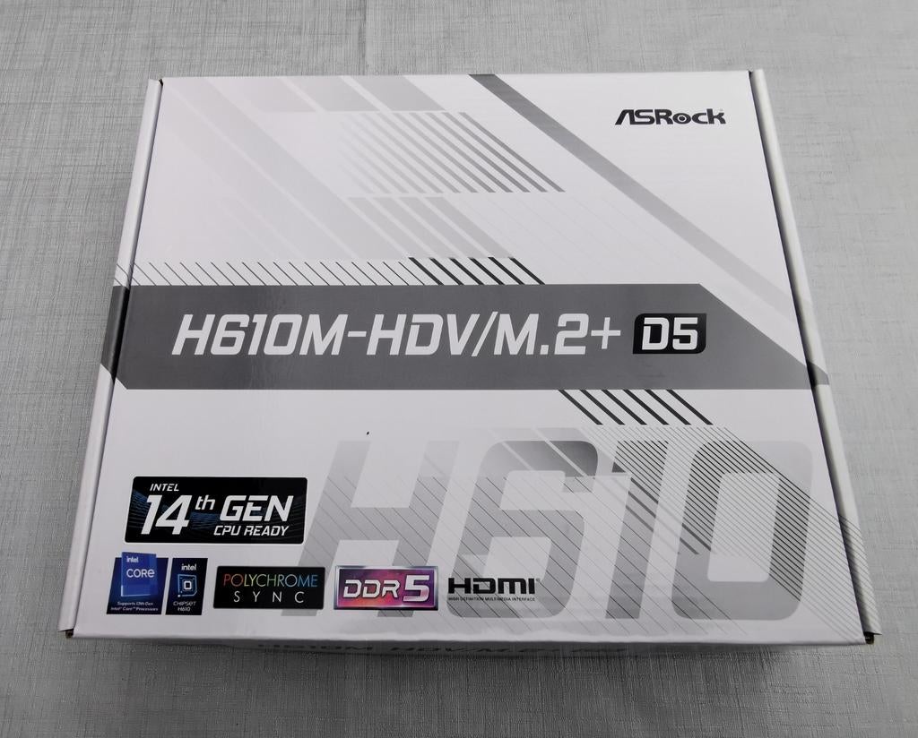 ASRock H610M-HDV/M.2+ D5 Moederbord, Ophalen of Verzenden, Nieuw, DDR5