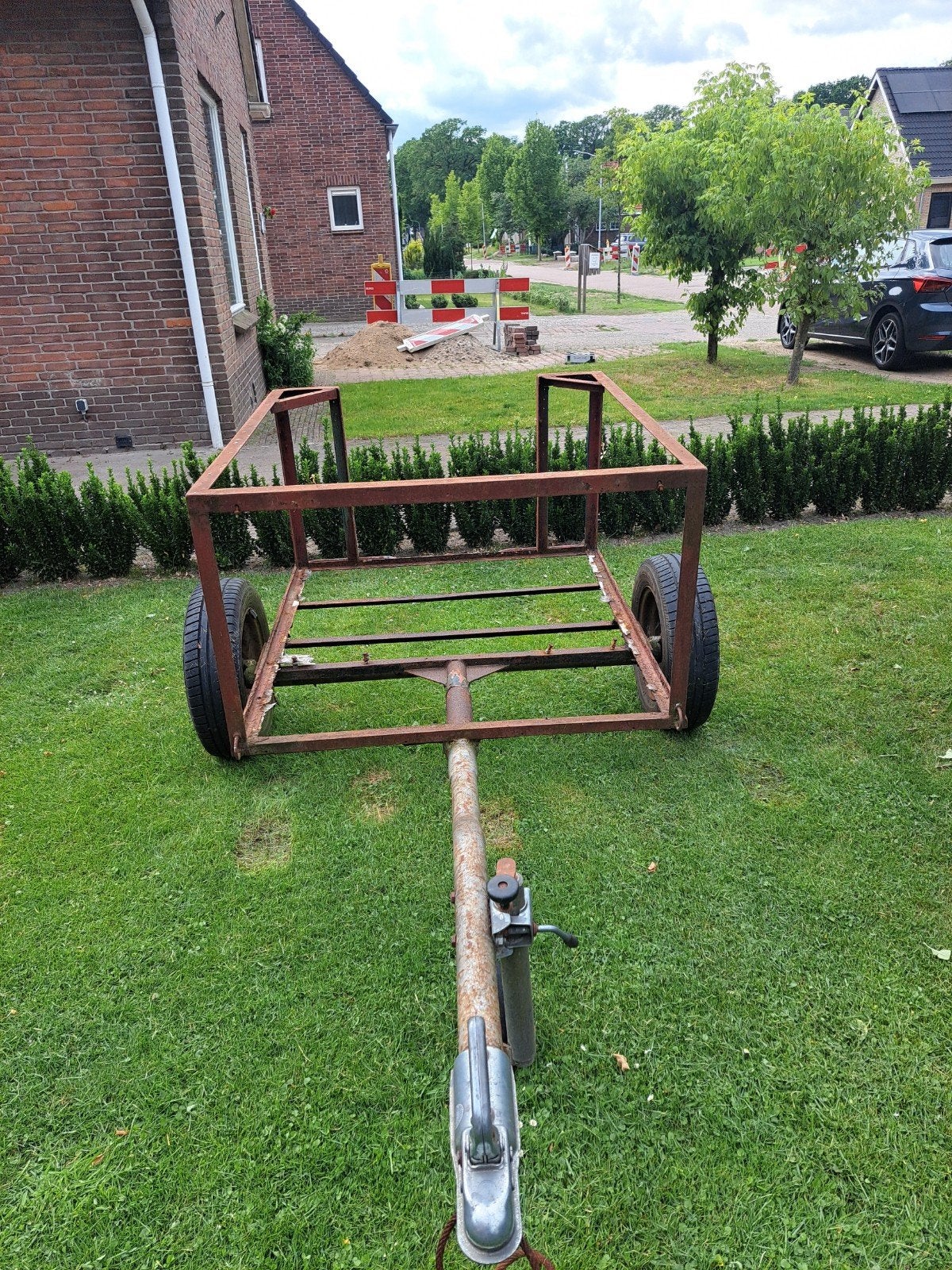 te koop kleine aanhanger met 650 kg en grote Aanhanger, 100 liter of meer, Ophalen, Transportkar