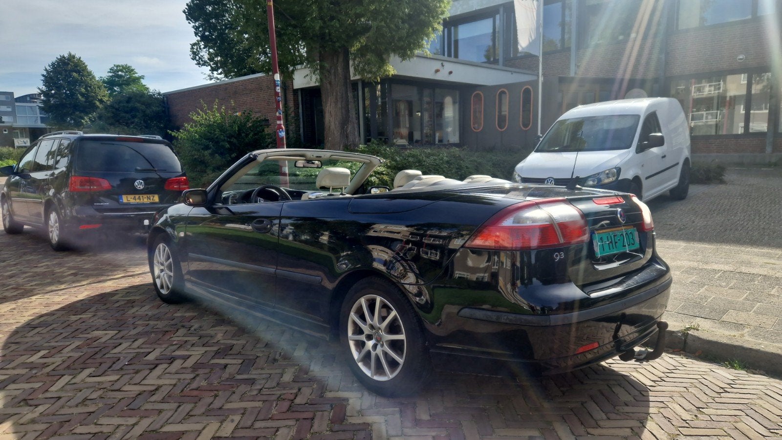 Saab 9-3 1.8 T Cabrio Vector 2005, Auto's, Voorwielaandrijving, 1998 cc, 4 cilinders, Cabriolet