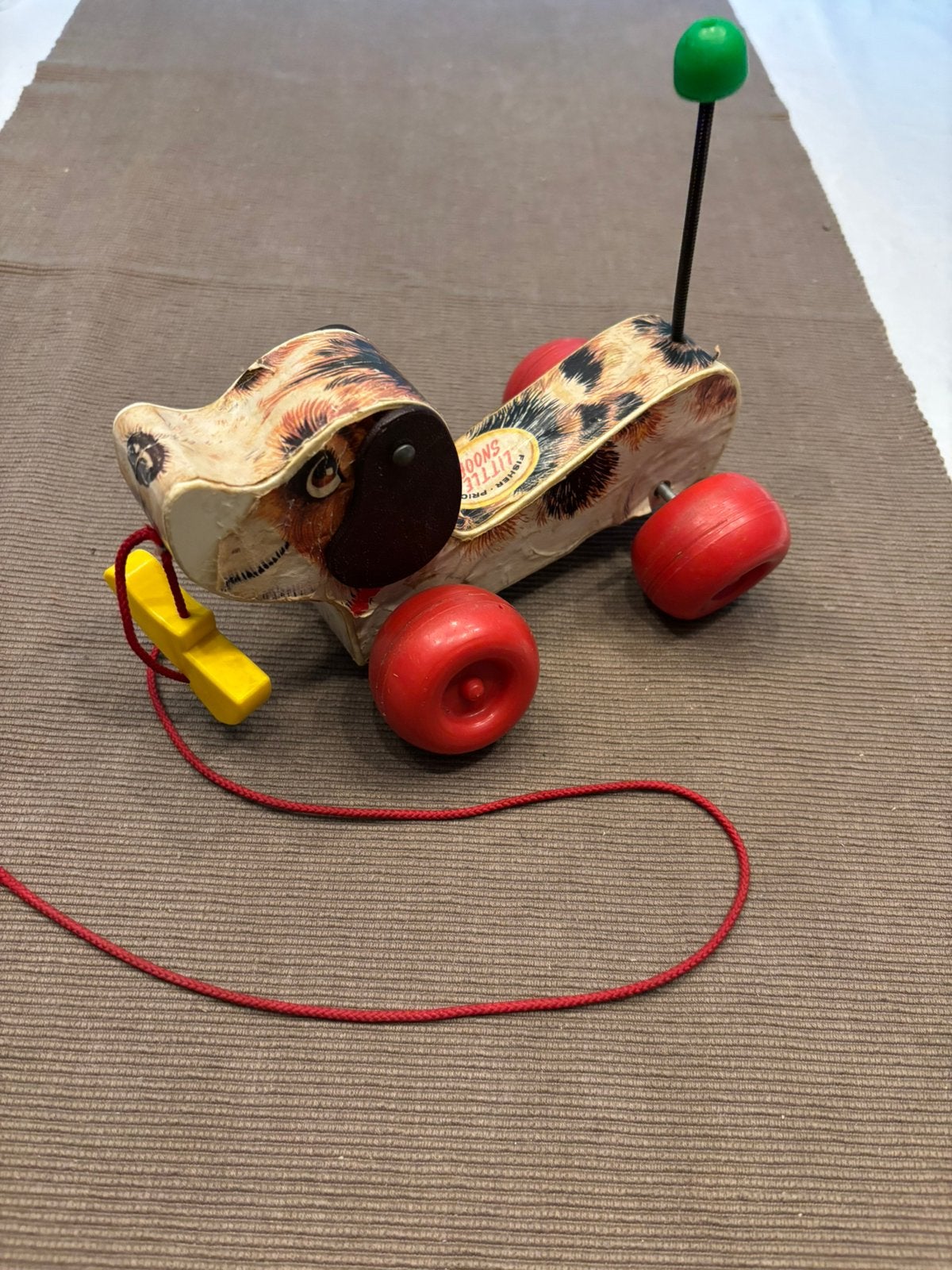 Vintage Fisher Price Little Snoopy Trekpop Hond Speelgoed, Kinderen en Baby's, Speelgoed | Fisher-Price, Ophalen of Verzenden