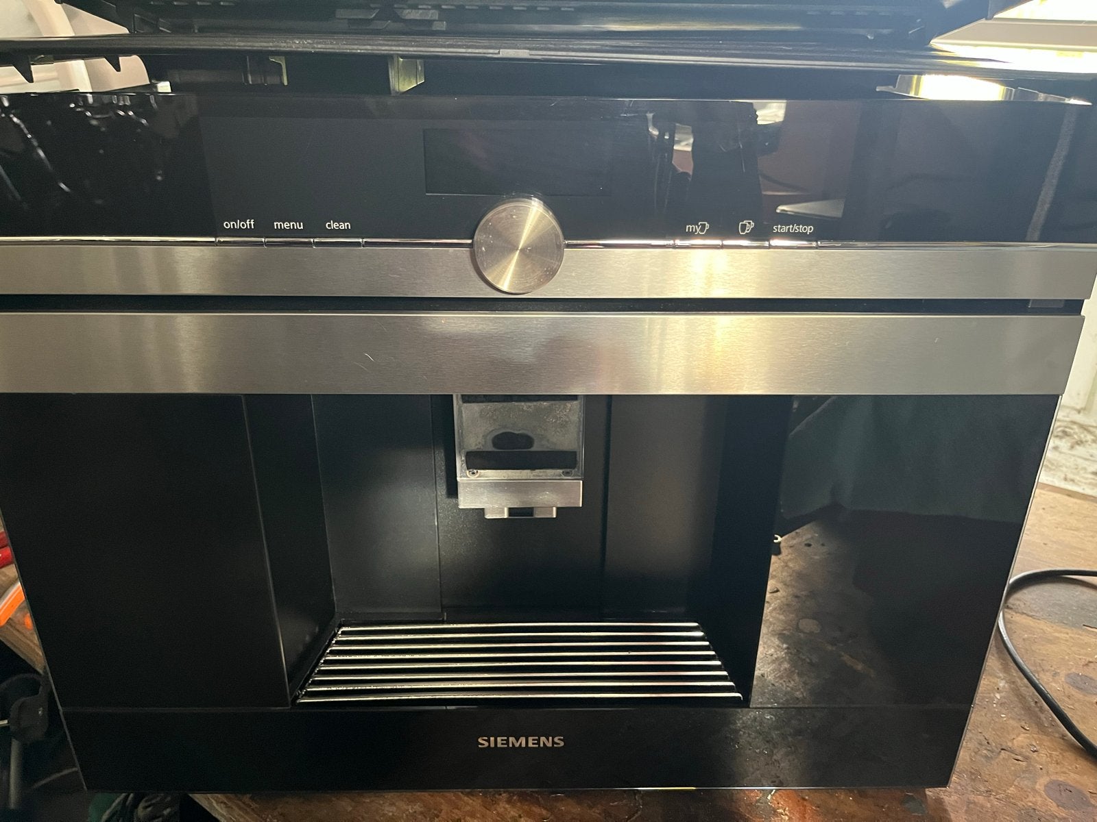 Siemens Inbouw Koffiemachine CT636LES1/04, Witgoed en Apparatuur, Ophalen, Gebruikt, Koffiemachine, Koffiebonen