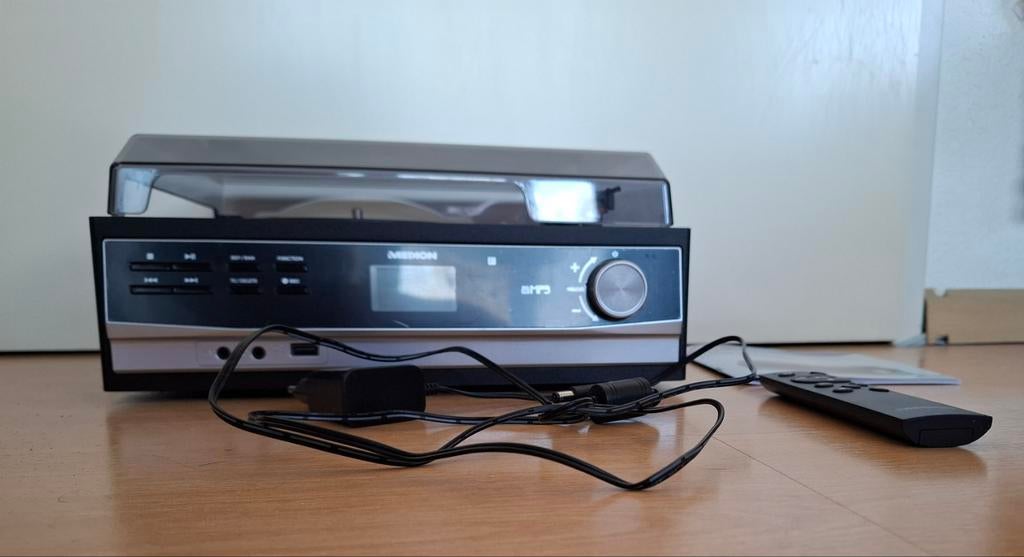 Platenspeler en casette converter MD43454, Audio, Tv en Foto, Ophalen of Verzenden, Gebruikt, Platenspeler, Overige merken