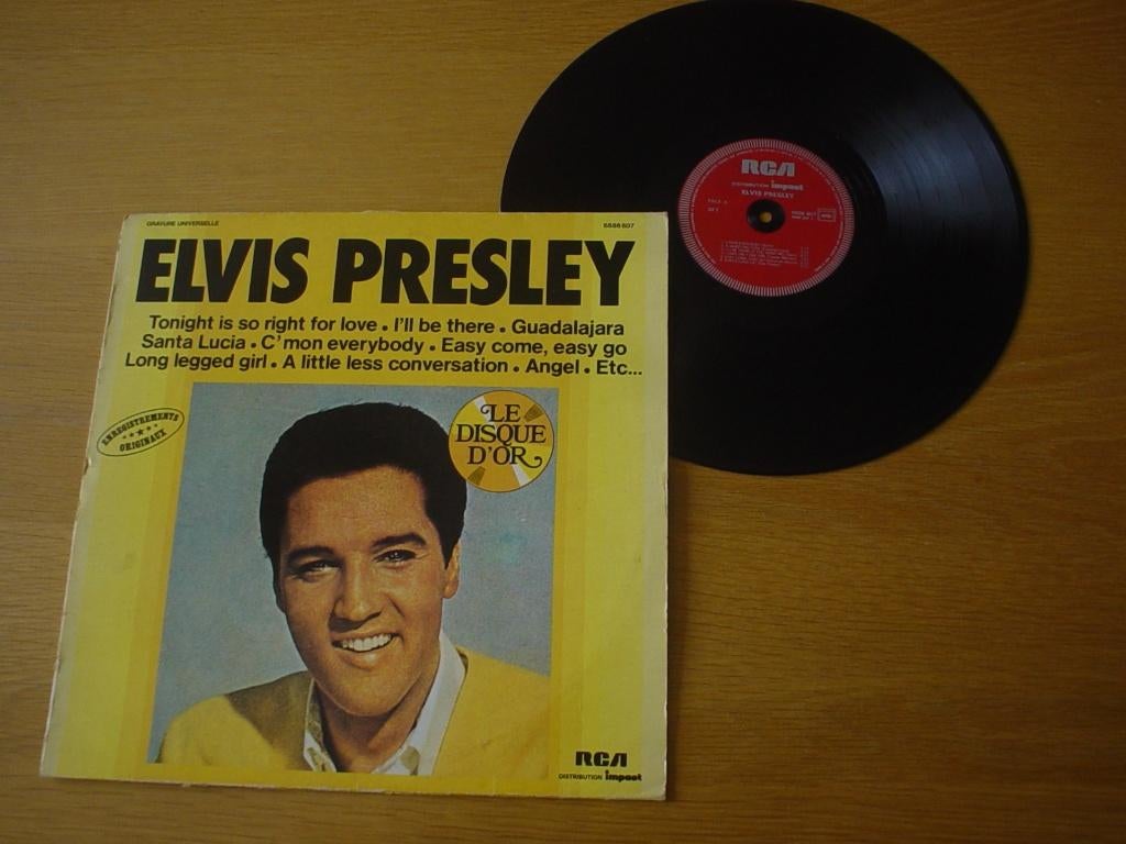 Lp Elvis Presley,  Le disque dór, Ophalen of Verzenden, Zo goed als nieuw, 12 inch